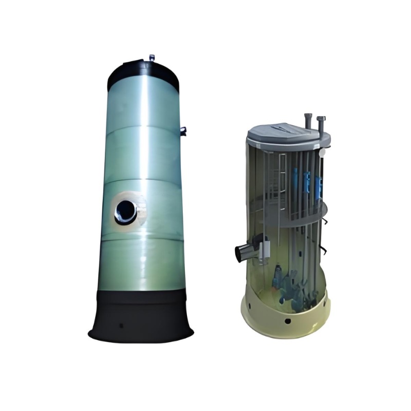 Integrated prefabricated pumping station