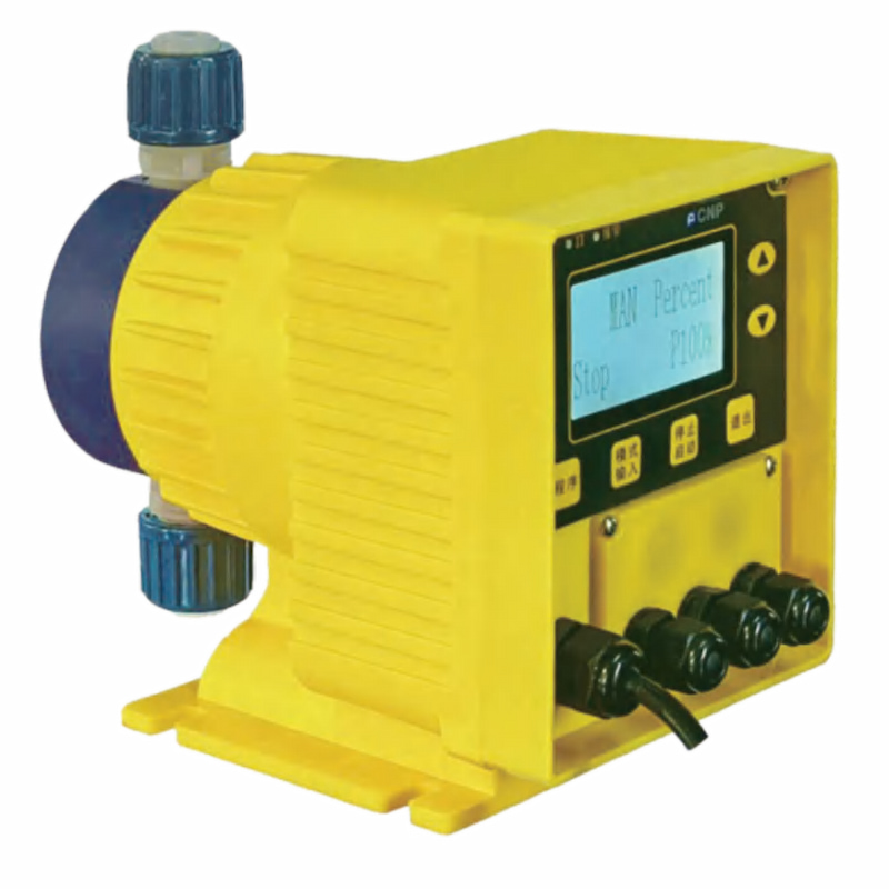 Electromagnetic driven diaphragm metering pump