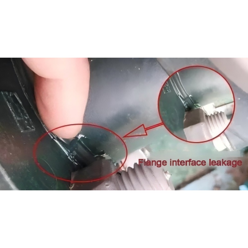 This pump is leaking What's causing it?