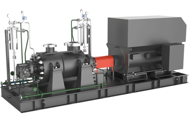 horizontal double‑casing multistage pump